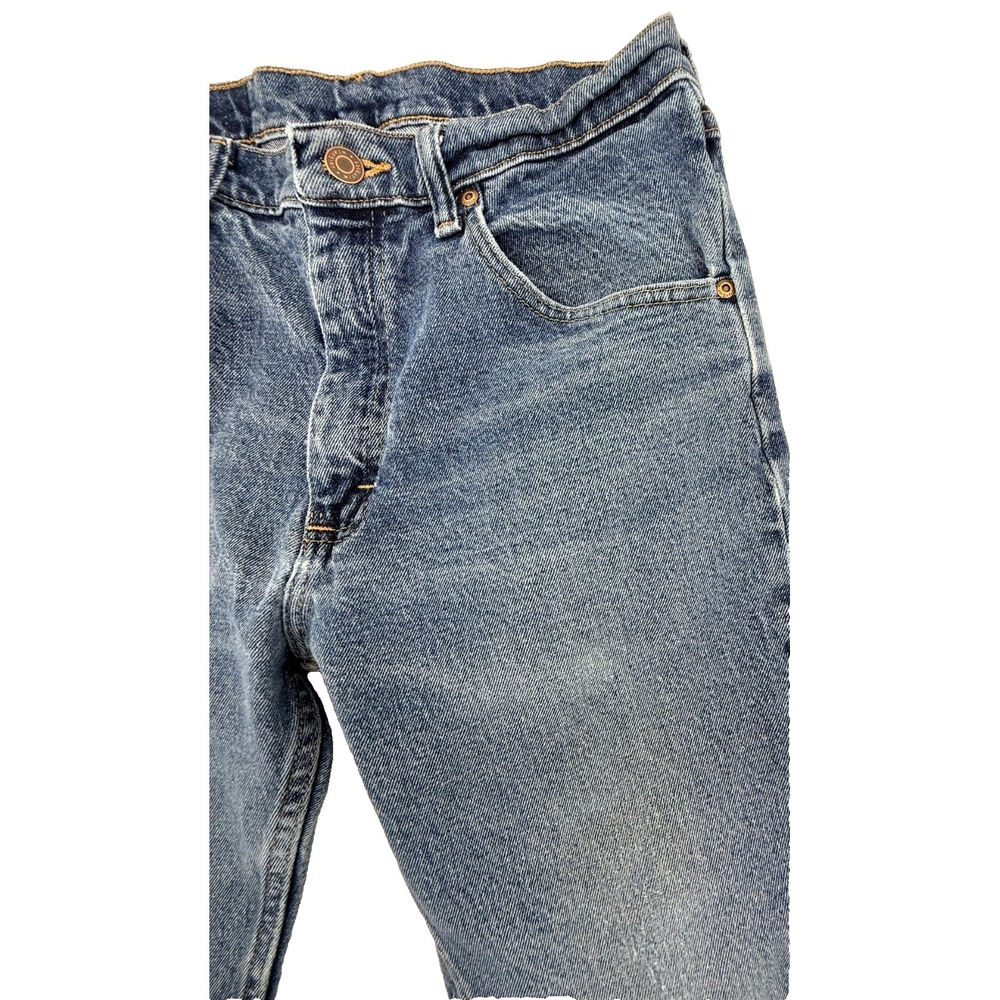 Wrangler Jeans Mens 32x30‎ Slim Tapered Distressed Medium Wash Denim - Picture 5 of 11